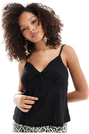 Object Jersey broderie cami top in