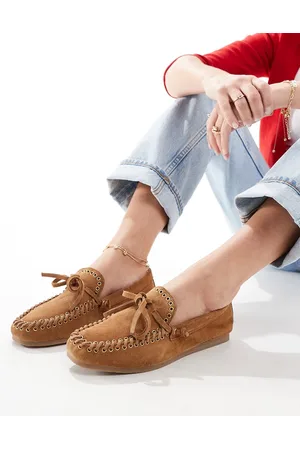 ASOS Merit leather boat shoes in -Brown