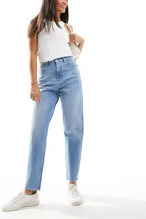 Tommy Hilfiger Ultra high mom jeans in light wash-Blue