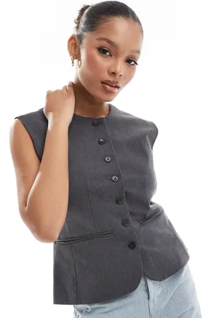 SELECTED Femme fitted waistcoat in
