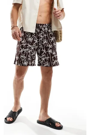 South Beach Print beach shorts in