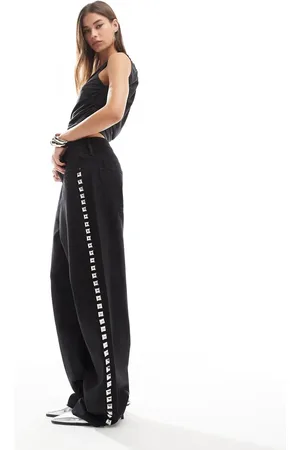 AllSaints Blake stud straight jeans in