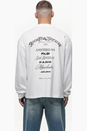 Good For Nothing Long sleeve t-shirt with back print in