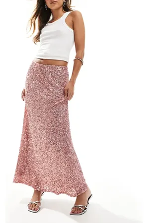 Never Fully Dressed Sequin maxi skirt in