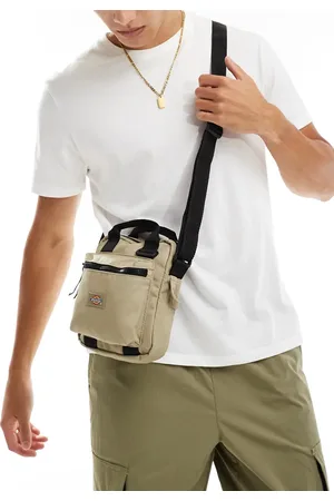 Dickies Moreauville cross body bag in beige-Green