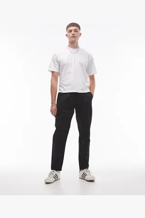 Topman Twin pleat tapered pants in