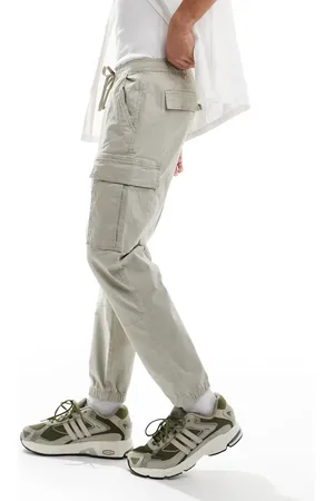 Pull&Bear Cargo pants in stone-Neutral