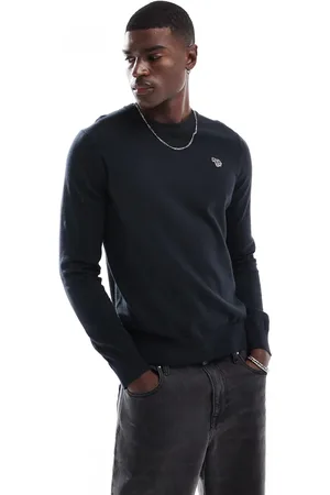 Paul Smith Crew neck knit jumper with icon zebra logo in