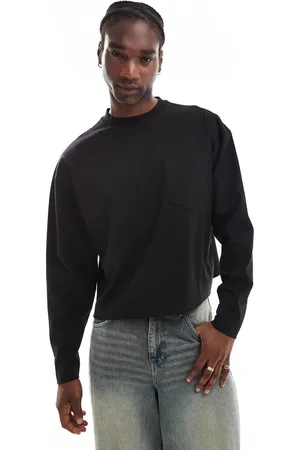 COLLUSION Heavyweight long sleeve skater t-shirt in