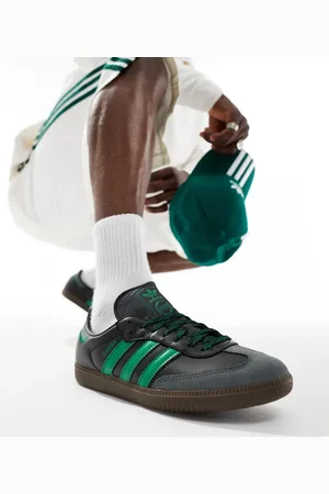 adidas Samba OG sneakers in black and green