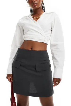 ASOS Tailored pocket detail mini skirt