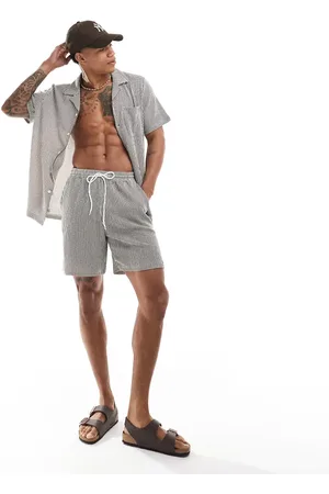 South Beach Beach shorts in knit stripe (part of a set)-Multi