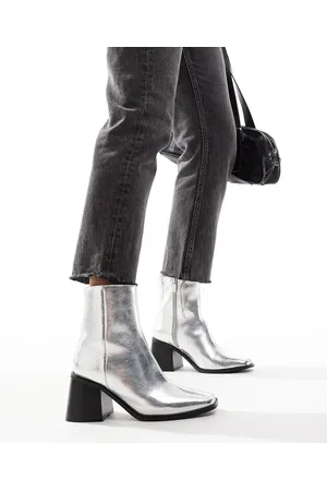 New Look Chunky heel mid ankle boots in
