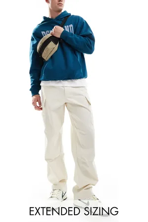 ASOS Baggy cargos in -Neutral