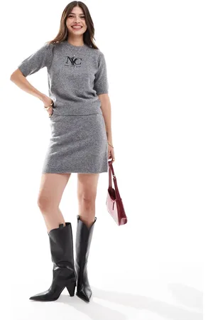 New Look Knitted mini skirt in (part of a set)