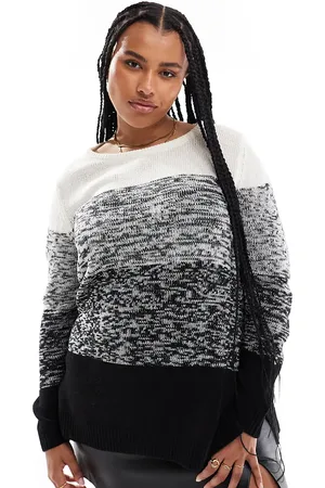 Yours Colourblock jumper in -Multi