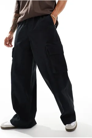 ASOS Super baggy cargo pants with panel details in