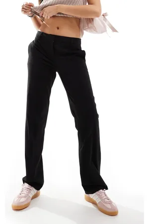 Bershka Straight leg tailored pants in