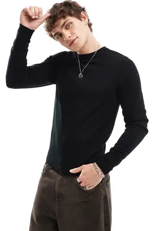 COLLUSION Soft knitted crew neck jumper in