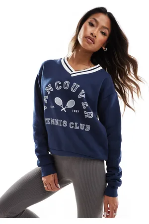 Missyempire Missy Empire Vancouver tennis motif sweatshirt in