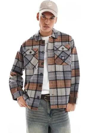 Santa Cruz Lodge checked shirt in -Neutral