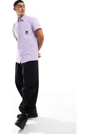 The North Face Murray short sleeve logo pocket shirt in -Purple