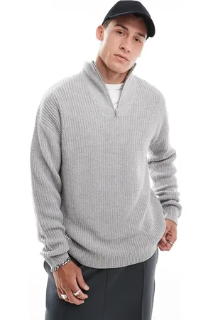New Look 1/4 zip fisherman jumper in