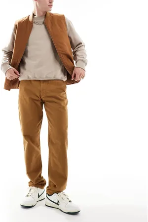 Lee Workwear relaxed fit canvas chinos in