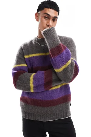 Carhartt Merton stripe jumper in multi-Neutral