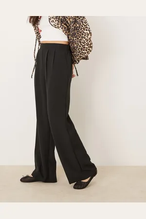 New Look Pull on wide leg pants in