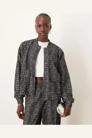 JDY Check bomber jacket in (part of a set)
