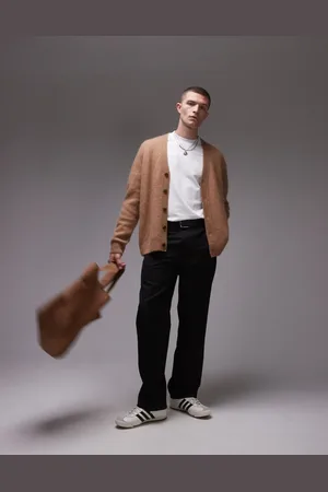 ARKET Wool mix straight pants in