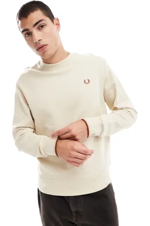 Fred Perry Crew neck sweatshirt in light -Neutral