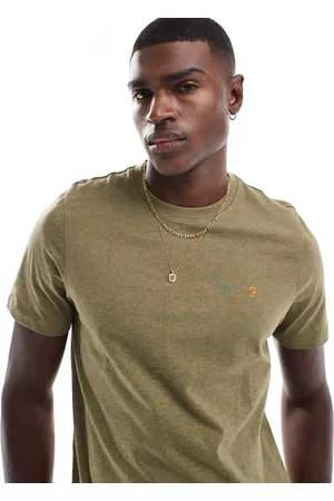 Farah Danny cotton t-shirt in -Green