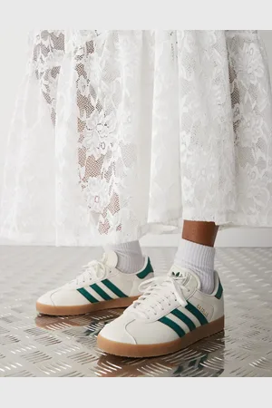 adidas Gazelle sneakers in and green-White