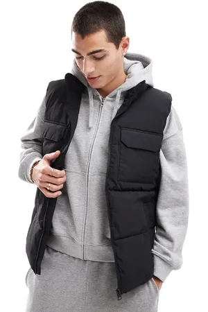 Only & Sons Padded utility vest in