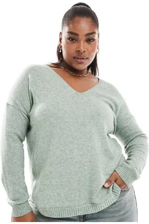 ONLY V-neck jumper in melange