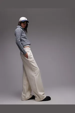 Lacoste Wide leg sweat pants in -White