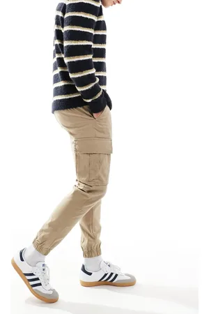 JJ Cuffed cargo pants in beige-Neutral