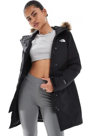 The North Face Zaneck faux fur hooded insulated parka in