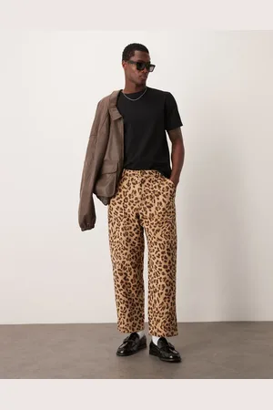 Sister Jane Tailored pants in print-Brown