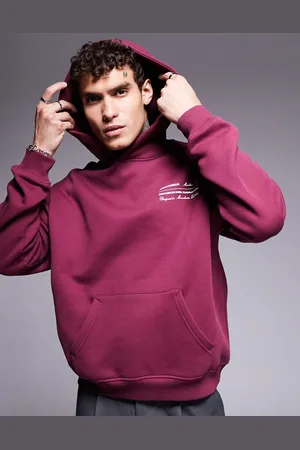 The Couture Club Mission statement relaxed hoodie in -Red