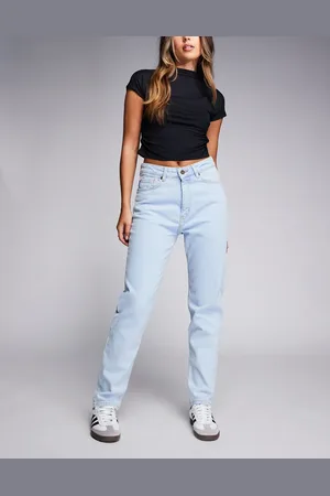 Hugo Blue Noe mom jeans in light blue