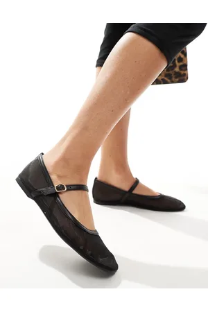 SEQWL Buckle strap ballet flats in