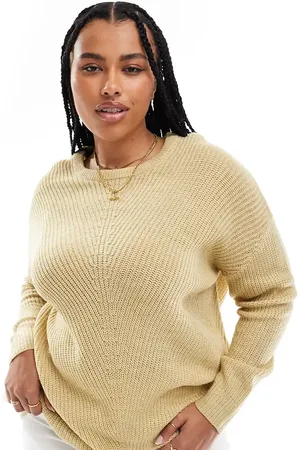 Yours Knitted jumper in -Green