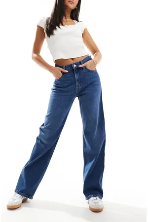 Tommy Hilfiger Betsy mid rise straight leg jeans in dark wash-Blue