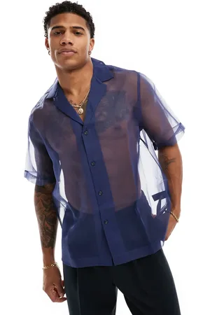 ASOS Organza shirt in blue