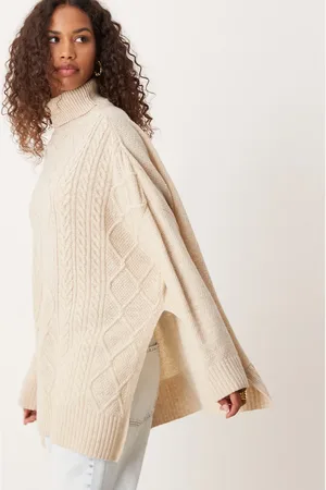 Barbour Burne knitted cape in -White