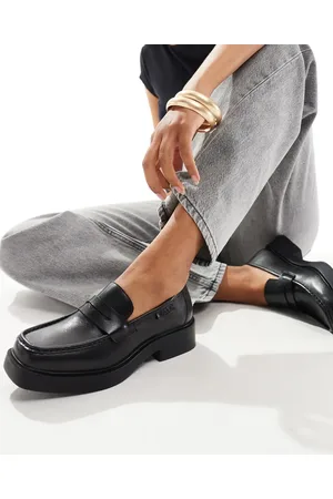 WALK LONDON Taylor saddle loafers in leather