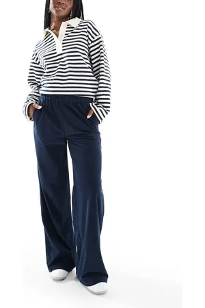 ONLY Wide leg pull on cord pants in
